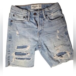 Abercrombie Kids Distressed Denim Shorts